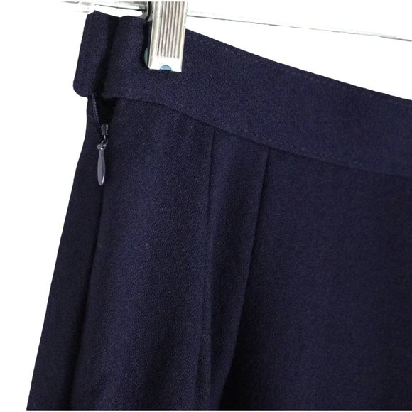 Vintage Miss Pendleton Wool Pants Womens Size 8 Made in USA Navy Blue Academia - Picture 6 of 10